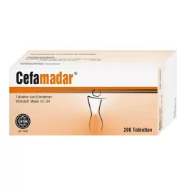CEFAMADAR Tabletes, 200 gab