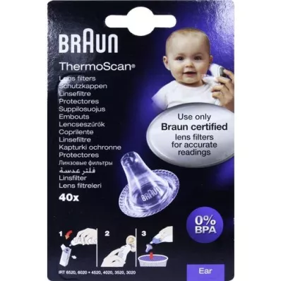 BRAUN THERMOSCAN Aizsargvāciņi LF40, 40 gab