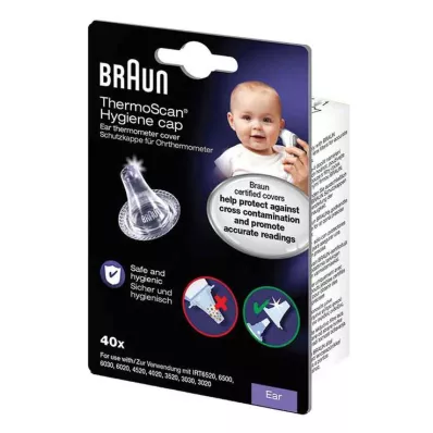Braun Thermoscan aizsargvāciņš, 40 gab Braun Thermoscan aizsargvāciņš, 40 gab