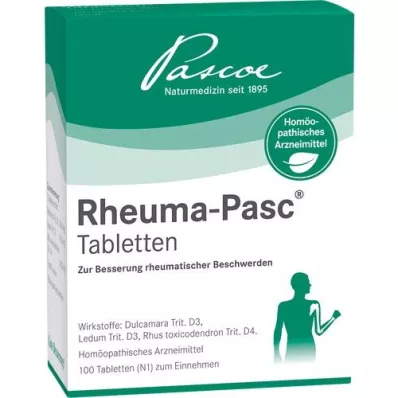 RHEUMA PASC Tabletes, 100 gab
