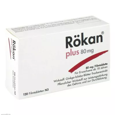Rökan® plus 80 mg apvalkotās tabletes, 120 gab Rökan® plus 80 mg apvalkotās tabletes, 120 gab