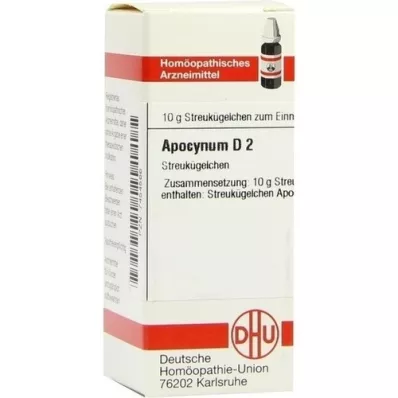 APOCYNUM D 2 globules, 10 g