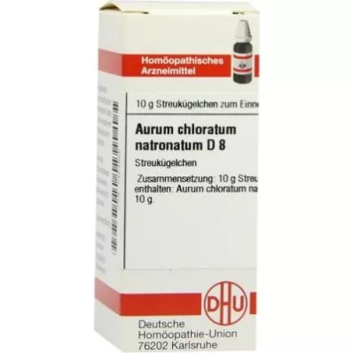 Aurum Chloratum Natronatum D8 globuli (10 g) Aurum Chloratum Natronatum D8 globuli (10 g)
