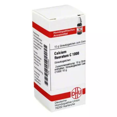 CALCIUM FLUORATUM C 1000 globuļu, 10 g