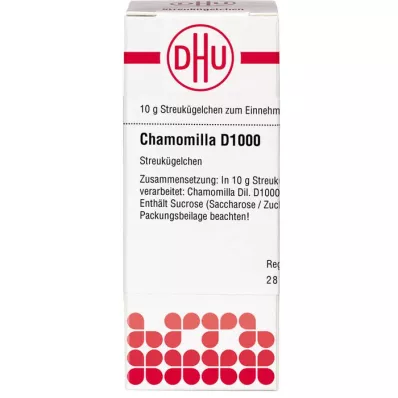 CHAMOMILLA D 1000 globuļu, 10 g
