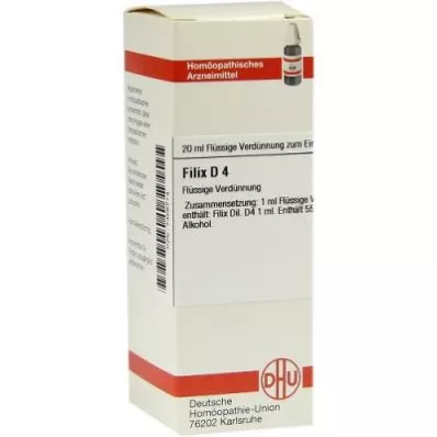 Filix D4 atšķaidīšana (20 ml) Filix D4 atšķaidīšana (20 ml)
