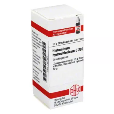 HISTAMINUM hydrochloricum C 200 globuļu, 10 g HISTAMINUM hydrochloricum C 200 globuļu, 10 g