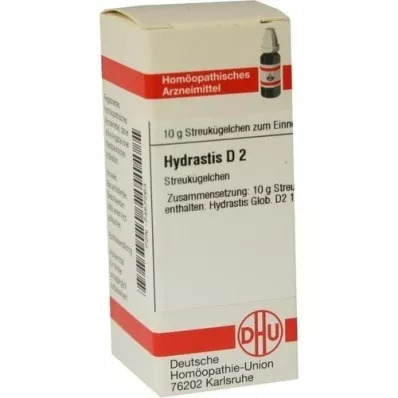 HYDRASTIS D 2 globules, 10 g