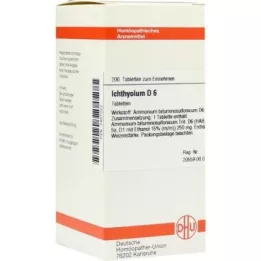 Ichthyolum D6 tabletes (200 gab.)