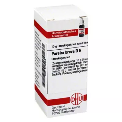 DHU Pareira Brava D 6 lodītes, 10 g DHU Pareira Brava D 6 lodītes, 10 g
