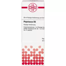 PHYTOLACCA D 5 atšķaidījums, 20 ml