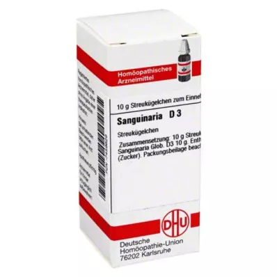 SANGUINARIA D 3 globules, 10 g SANGUINARIA D 3 globules, 10 g