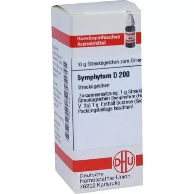 SYMPHYTUM D 200 bumbiņas, 10 g