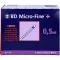 BD MICRO-FINE+ Insulinspr.0,5 ml U100 8 mm, 100X0,5 ml