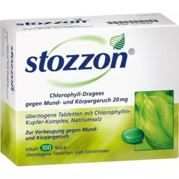STOZZON Hlorofila apvalkotās tabletes, 100 gab