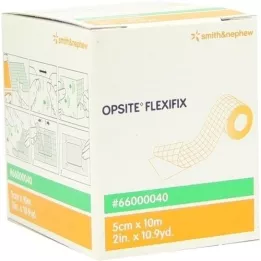 OPSITE Flexifix PU-Folija 5 cmx10 m nesterila, 1 gab