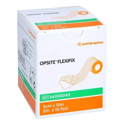 OPSITE Flexifix PU-Folija 5 cmx10 m nesterila, 1 gab