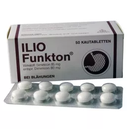 ILIO FUNKTON Košļājamās tabletes, 50 gab