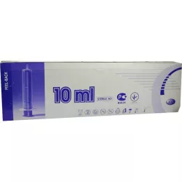 SPRITZE 10 ml divdaļīgs Luer ekscentrs, 100 gab
