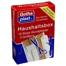 GOTHAPLAST Sadzīves kastes sloksnes, 16 gab