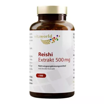 Reishi ekstrakts 500 mg kapsulas, 100 gab