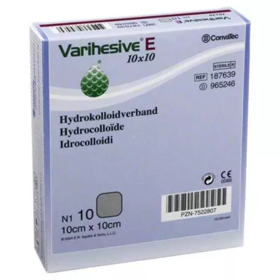 VARIHESIVE E 10x10 cm HKV hidroaktīvs, 10 gab