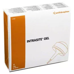 INTRASITE Gēla hidrogēla līdzeklis brūču attīrīšanai, 10X15 g