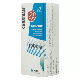 KARSIVAN 100 apvalkotās tabletes suņiem, 60 gab