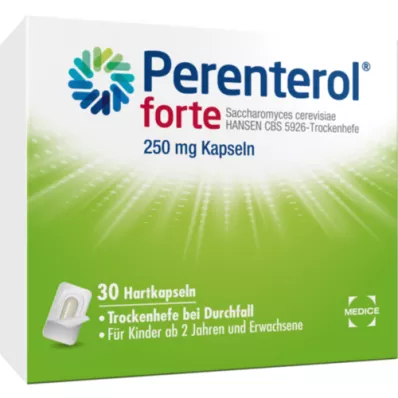 PERENTEROL forte 250 mg kapsulas blisteros, 30 gab