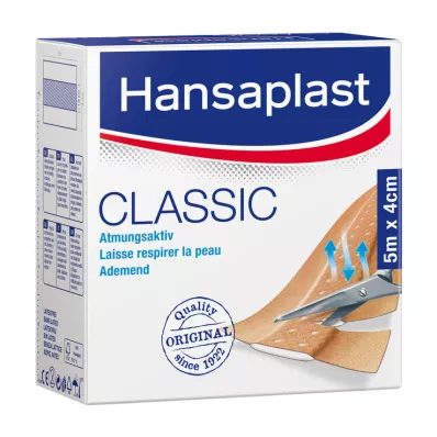 HANSAPLAST Klasiskais apmetums 4 cmx5 m, 1 gab HANSAPLAST Klasiskais apmetums 4 cmx5 m, 1 gab