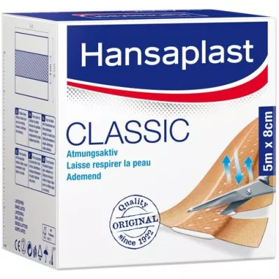 HANSAPLAST Klasiskais apmetums 8 cmx5 m, 1 gab