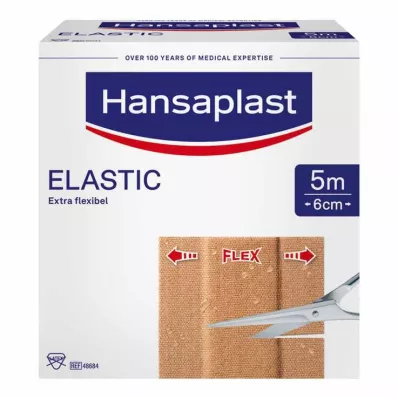 Hansaplast elastīgais apmetums 6 cm x 5 m, 1 gab Hansaplast elastīgais apmetums 6 cm x 5 m, 1 gab