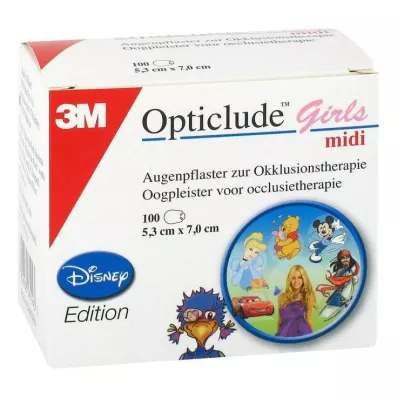 Opticlude 3M Disney Plaster Girls midi 2538MDPG-100, 100 gab Opticlude 3M Disney Plaster Girls midi 2538MDPG-100, 100 gab