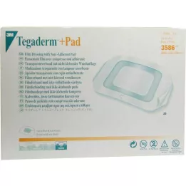 TEGADERM 3M Plus Pad 9x10 cm saliekamais kompozīts.3586, 25 gab