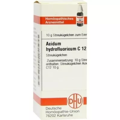 ACIDUM HYDROFLUORICUM C 12 bumbiņas, 10 g