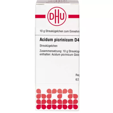 ACIDUM PICRINICUM D 4 globules, 10 g