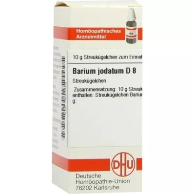 BARIUM JODATUM D 8 globules, 10 g