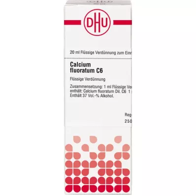 CALCIUM FLUORATUM C 6 atšķaidījums, 20 ml