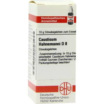 CAUSTICUM HAHNEMANNI D 8 globules, 10 g CAUSTICUM HAHNEMANNI D 8 globules, 10 g