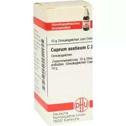 DHU Cuprum aceticum C 200 lodītes, 10 g