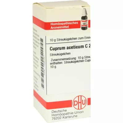 CUPRUM ACETICUM C 200 bumbiņas, 10 g