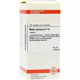 MATER PERLARUM D 12 tabletes, 200 kapsulas