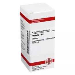 PROPOLIS D 6 tabletes, 80 kapsulas