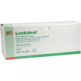 LENKIDEAL Idealb.10 cmx5 m balts bez pārsēja, vaļējs, 10 gab