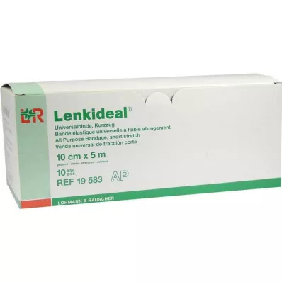 LENKIDEAL Idealb.10 cmx5 m balts bez pārsēja, vaļējs, 10 gab