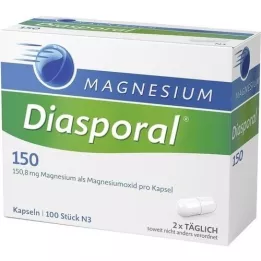 MAGNESIUM DIASPORAL 150 kapsulas, 100 gab