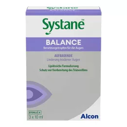 SYSTANE BALANCE Samitrinoši pilieni acīm, 3X10 ml