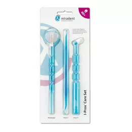 MIRADENT Aprūpes komplekts I-Prox Care Set blue trans, 1 P