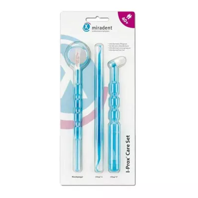 Miradent kopšanas komplekts I-Prox Care Set zils trans., 1 lpp Miradent kopšanas komplekts I-Prox Care Set zils trans., 1 lpp