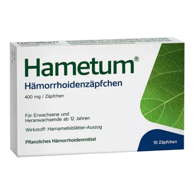 Hametum hemoroīda svecītes, 10 gab Hametum hemoroīda svecītes, 10 gab
